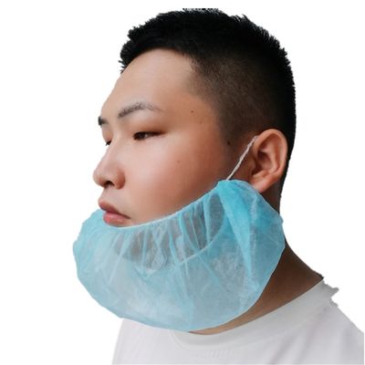 پوشش ریش یکبار مصرف نبافته 45x20cm سفید مشکی آبی