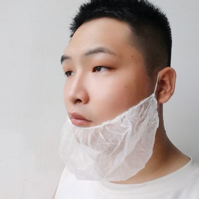 پوشش ریش یکبار مصرف نبافته 45x20cm سفید مشکی آبی