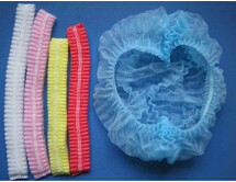 Surgeon Medical Bouffant Cap For Food Non Woven Mob Cap یکبار مصرف