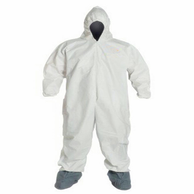 کت و شلوار یکبار مصرف سفید S / M / L / XL PPES